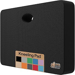 Gorilla Grip 17.5" x 11" Extra Thick Foam Kneeling Pad (Black) $12.97 + Free Shipping w/ Prime or on $35+