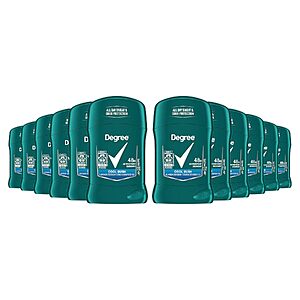 12-Pack 1.7-Oz Degree Men Cool Rush Antiperspirant Deodorant Stick $16.29 w/ S&S + Free Shipping w/ Prime or on $35+