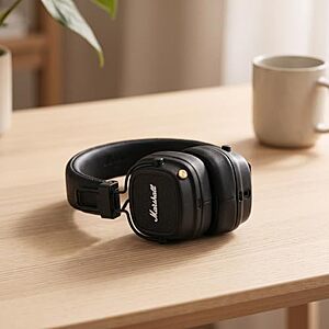 $89.99* | Marshall Major V On-Ear Wireless Bluetooth Headphones (Black) at Amazon