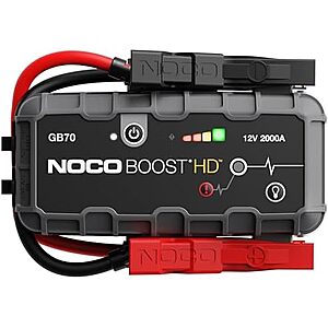 $139.99* | NOCO Boost GB70 2000A UltraSafe Jump Starter, 12V Lithium Battery Booster at Amazon