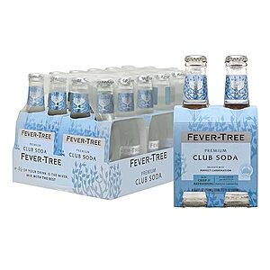 [SnS, AC] $16.64 | 24-Pack 6.8-Oz Fever-Tree Premium Club Soda at Amazon