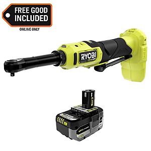 Ryobi ONE+ HP 18V Brushless Cordless 1/4 in. Extended Reach Ratchet with 4.0 Ah Lithium Battery $169