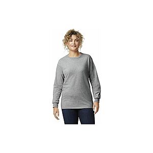 $77.59, FS Prime, 72 PACK, Size L,  Gildan Adult Ultra Cotton Long Sleeve T-Shirt, Style G2400, Multipack, Sport Grey