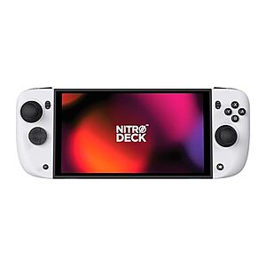 $79.99 | CRKD Nitro Deck 2 - Handheld Grip & Pro Controller for Nintendo Switch 2, Switch OLED & Nintendo Switch - No Stick Drift (White Edition) at Amazon