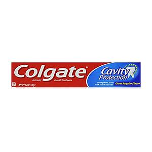 $1.69 AC FS PRIME WOOT (lim 3) Colgate Cavity Protection Fluoride Toothpaste, Mint, 6 oz