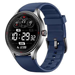 Fitpolo Smart Watch for Men Women, 1.57" HD Display Fitness Tracker (Blue) | Bluetooth Call/Answer, IP68 Waterproof, 7/24 Heart Rate/Sleep/Stress Monitor, AI Voice