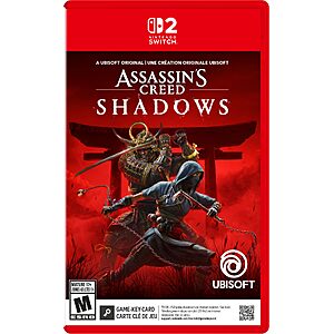 Assassin’s Creed Shadows (Nintendo Switch 2) $30 + Free Shipping w/ Prime or on orders over $35