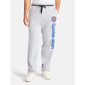 Spider-Man Marvel Men's Graphic Sweatpants w/ Embroidered Patch $7.92 + Free Shipping w/ Walmart+ or on $35+