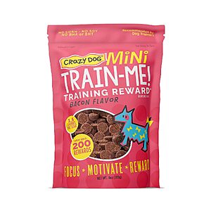 4-Oz Crazy Dog Mini Train-Me! Liver Dog Training Treats (200-Count) $3.78 w/ S&S + Free Shipping w/ Prime or on $35+