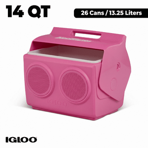 Igloo Playmate KoolTunes 14 QT Hardsided Cooler with Built-In Bluetooth Speakers $69.99