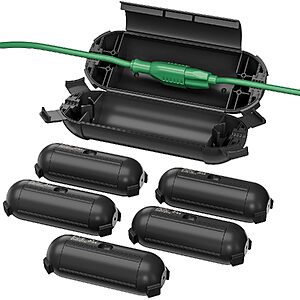 6-Pack BN-LINK Outdoor Extension Cord Safety Cover (Black) $14.99 + Free Shipping w/ Prime or on $35+