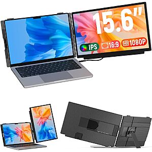 Amazon – FLYTOCCA 15.6" 1080p Laptop Screen Extender - $64.99 w/ Code