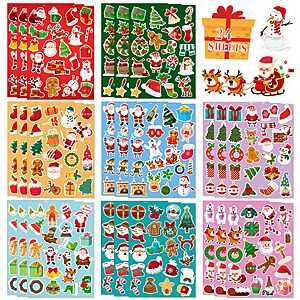 Amazon – Christmas Stickers, Stocking Stuffers for Kids - $3.59 w/ Code