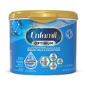 [S&S] $28.49: Enfamil Optimum Baby Formula, 20.5oz