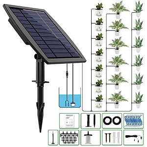 Amazon – Solar Automatic Drip Irrigation Kit System, JIYANG Solar Powered - $14.99 w/ Code