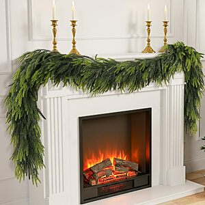 Amazon – N&T NIETING 9FT Christmas Norfolk Pine Garland Real Touch Artificial - $14.99–$29.99 w/ Code