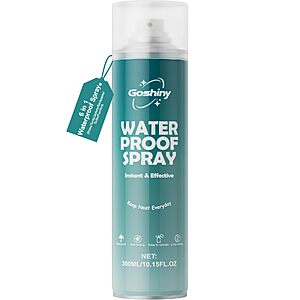 Prime: Goshiny Shoe Protector Spray 10.15OZ Rain & Stain Nano Protection $8.49 + Free Shipping