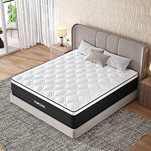 Amazon – TEMESINE 14-Inch King Hybrid Mattress - $193.79 w/ Code