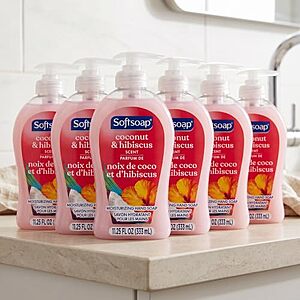 [SnS, AC] $32.41 | 3 × 6-Pack 11.25-Oz Softsoap Liquid Hand Soap (Coconut & Hibiscus) ($10.81 each) at Amazon ($1.80 each)