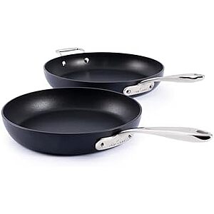 2-Pc All-Clad HA1 Expert Nonstick 10" + 12" Fry Pan Set $90 + Free S&H