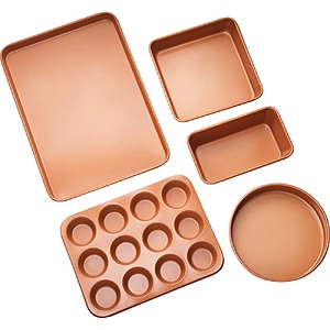 Emson 5-Piece Signature Copper Bakeware Set $40 + Free Shipping