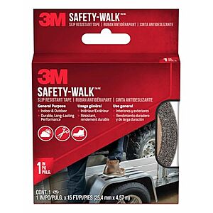 [SnS, AC] $10.06 | 2 × 3M Safety-Walk Slip Resistant Tape, 1 in x 15 ft ($5.03 each) at Amazon