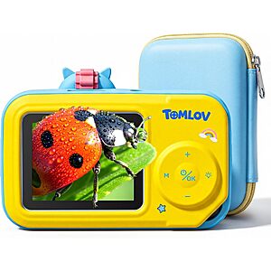 [prime] TOMLOV Kids' P50K 2.4" IPS 500X Handheld Digital Microscope (2 colors) $17.54 + Free Shipping