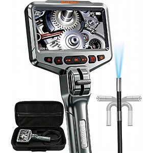 Daxiongmao Articulating Borescope, 1080P HD Inspection Camera with Light $65.99 AC