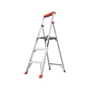 5' Little Giant Flip-N-Lite Aluminum Step Ladder 300-Lb Type IA (15273-001) $112.49, 6' Fiberglass Ladder $134.99 + Free Shipping w/ Prime