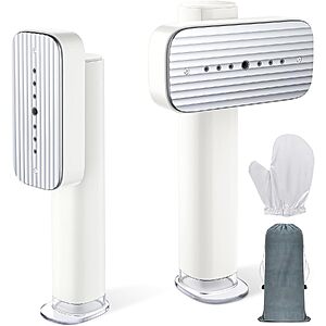 nesmar G5 1200W 2-in-1 Handheld Garment Steamer & Iron w/ Rotating Head, 18-Second Heat-Up & Storage Bag (Pearl White) $17.69 + Free Shipping w/ Prime or on $35+