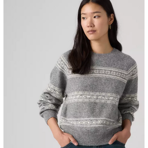 Levi's Women's Jolie Fairisle Crewneck Sweater $42