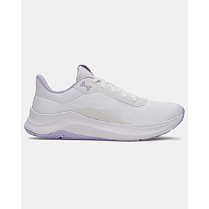 Under Armour Aurora 3 Women's Training Shoes (White/Purple Crest) $29.68 + Free Store Pickup at Under Armour or Free Shipping on $75+