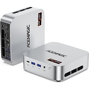 ACEMAGICIAN W1 Gaming Mini PC, Ryzen 7 H 255 (Up to 4.9GHz, 8C/16T), Radeon 780M Graphics, 16GB RAM, 1TB PCIe4.0 SSD, Mini Desktop Computer $529.99