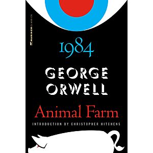 Animal Farm And 1984: (Authorized Orwell Edition) A Mariner Books Classic Hardcover $13.13