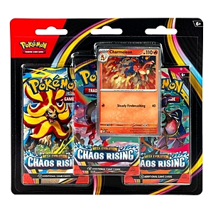 Pokemon Mega Evolutions Chaos Rising Blister 3 pack $14.99