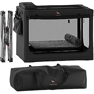 36" Noah & Paw Collapsible Travel Dog Crate w/ Pet Mat & Storage Bag (XL) $69.99 + Free Shipping