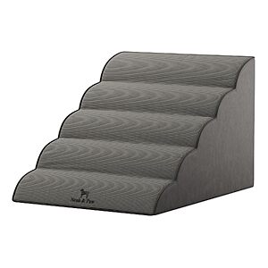 Noah & Paw 27" Wide 5-Step Faux Leather Dog & Cat Stairs (Various) $62.99 + Free Shipping