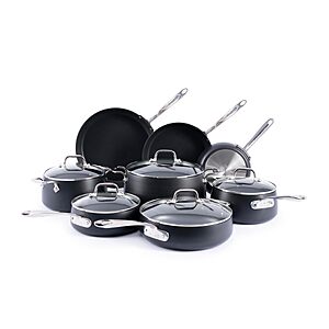 All-Clad HA1® Expert Nonstick, 13-Piece Pots & Pans Set, Induction Ready , Scratch-Resistant Exterior, Dishwasher safe, Oven Safe up to 500°F $489.99