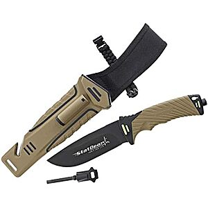 $19.99* | StatGear 10" Surviv-All Fixed-Blade Bowie Knife w/ Sheath at Amazon