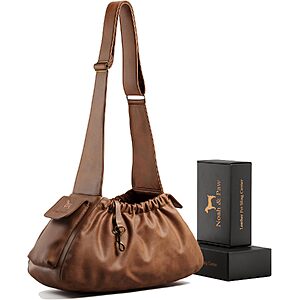 18" NOAH & PAW Faux Leather Dog & Cat Sling Carrier for Pets 5-18 Lbs (Various Colors) $29.74 + Free Shipping w/ Prime or on $35+
