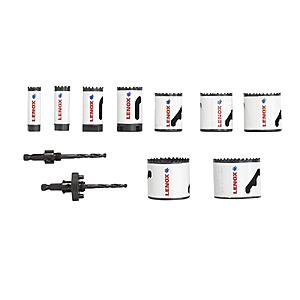 $62.97, Lowe's, LENOX Bi-metal Arbored Hole saw 13 -Piece with Hard Case