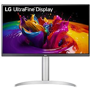 LG 27 Inch 4K UHD UltraFine™ IPS Monitor with VESA DisplayHDR™ 400 $199.99