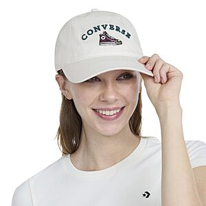 Converse Chuck Patch Sneaker Baseball Hat (Egret) $6.82 + Free Shipping w/ Prime or on $35+