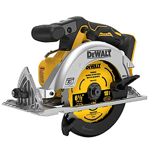 DEWALT DCS565B Circular Saw 6-1/2 in Brushless Motor 50 Bevel Capacity 4950 RPM $109