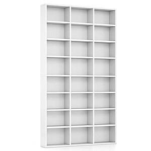 70" Costway Bookshelf 24 Cube Storage Organizer w/ Adjustable Shelves $110 + Free Shipping