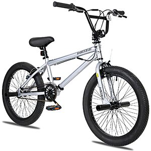 WEIZE 20" Freestyle BMX Bike w/ 360° Rotor & 4 Pegs (Silver) $132.99 + Free Shipping