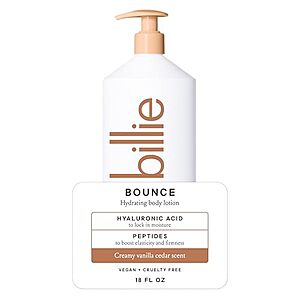 [SnS, AC] $4.49* | 18-Oz Billie Body Lotion (4 Scents) at Amazon