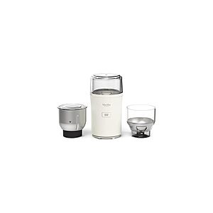 $27.99: Martha Stewart Electric Coffee & Spice Grinder with Dual Bowls, Linen Cream at Woot!