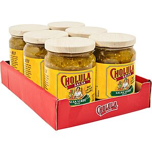 Cholula Salsa Verde, Mild Heat, 12 oz (Pack of 6)~$9 After Coupon & S&S @ Amazon