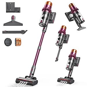 Cordless Vacuum Cleaner, 600W 50KPA 65Mins Vacuum Cleaners for Home $53.99